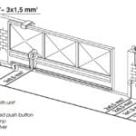 Instalare sistem automatizare poarta culisanta