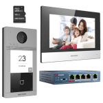 Instalare videointerfon Hikvision WI-FI cu control acces
