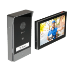 Kit interfon video inteligent EZVIZ, 2k, monitor TFT 7 inch, 2 fire, RFID, Wi-Fi, IR