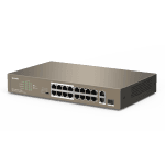 Switch 16 porturi PoE 10/100 2xRJ45 1xSFP
