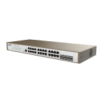 Switch 24 porturi Gigabit 4xSFP 1xRJ45 consola Management 1U