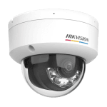 ColorVu, Dual Light - Camera IP, 6MP, lentila 2.8mm, IR 30m, WL 30m, Mic, PoE, IK08 - HIKVISION