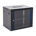 Rack perete 9U 19'' 600x450 60Kg negru