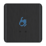 Buton iesire Touchless ajustabil aluminiu negru IP66