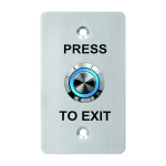 Buton iesire ingropat inox LED IP65 85x50mm