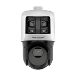 Deep Learning, DarkFighter, ColorVu - Camera IP, 6+4MP, 25X, IR 100m, WL 30m, Alarma - HIKVISION