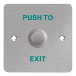 Buton iesire ingropat aluminiu - HIKVISION