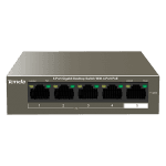 Switch 4 porturi Gigabit PoE 1 port RJ45 Gigabit