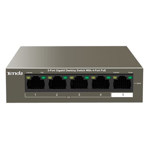 img19951large.png Switch 4 porturi Gigabit PoE 1 port RJ45 Gigabit - imagine 1