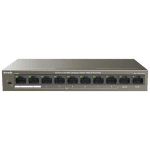 Switch 8 porturi 10/100 PoE 2xUplink 10/100