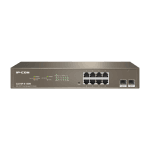 Switch 8 porturi PoE Gigabit 2xSFP 130W Cloud
