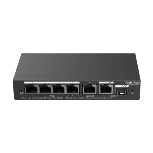 img20431large.png Switch 4xRJ45 1G PoE 1xRJ45 combo 1xSFP Cloud Management - imagine 1
