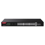 Switch 24 porturi Gigabit PoE 2xRJ45 2xSFP 1U