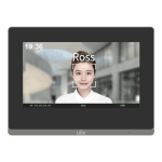 Monitor videointerfon TCP/IP, LCD TFT Touch 7 inch, PoE, WiFi - UNV