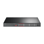 Switch 24xRJ45 10/100 PoE 2xRJ45 1G 2xcombo 250W Unmanaged