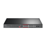 Switch 16xRJ45 10/100 PoE 2xRJ45 1G 2xcombo 250W Unmanaged