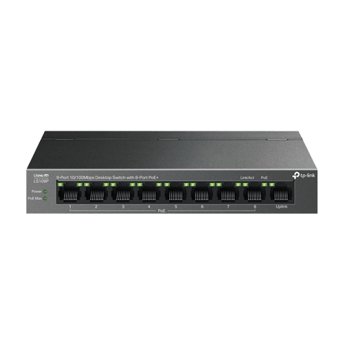 img31922large-1.png Switch LiteWave 8xRJ45 10/100 PoE 1xRJ45 63W Unmanaged - imagine 1