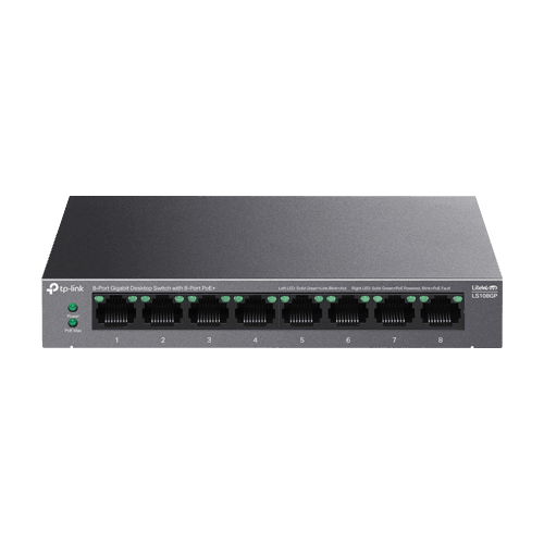 img31943large-2.png Switch LiteWave 8xRJ45 1G PoE 62W Unmanaged - imagine 1