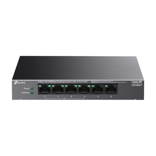 img31955large-1.png Switch LiteWave 4xRJ45 10/100 PoE 2xRJ45 41W Unmanaged - imagine 1