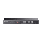 Switch 16xRJ45 1G PoE 2xcombo 250W Unmanaged 1U Omada