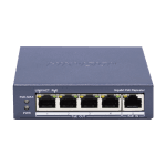 Switch-repeater Gigabit 4xRJ45 PoE Out 1xRJ45 PoE In Management