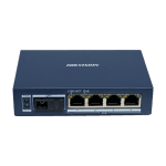 Mediaconvertor Gigabit 4xRJ45 PoE 1xSC SM bidi 20km