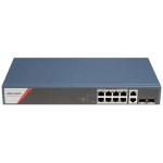 Switch 8xRJ45 1G PoE bt 2xRJ45 2xSFP Management