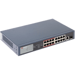 Switch 16 porturi PoE 2 porturi uplink