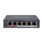 Switch 4xRJ45 10/100 PoE 2xRJ45 Unmanaged