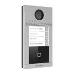 Panou exterior videointerfon TCP/IP 4 familii, Wi-Fi 2.4GHz