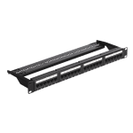 Patch Panel 1U UTP cat5e 24 porturi RJ45