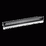 Patch Panel ecranat 24 porturi blank keystone 1U