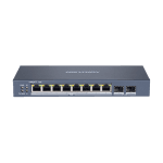Switch 8 porturi Gigabit PoE 2xSFP uplink Smart Management