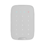 Tastatura cu cititor carduri, wireless, alb