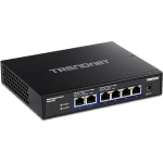 Switch 6 porturi 4x2.5G 2x10G Fanless
