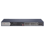Switch 16 porturi PoE Gigabit 4xHi-PoE 2xRJ45/SFP uplink