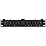 Patch Panel 12 porturi RJ45 UTP 10'' Cat6