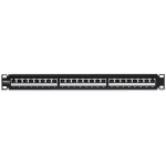 Patch Panel 24 porturi RJ45 Cat6a Ecranat 1U